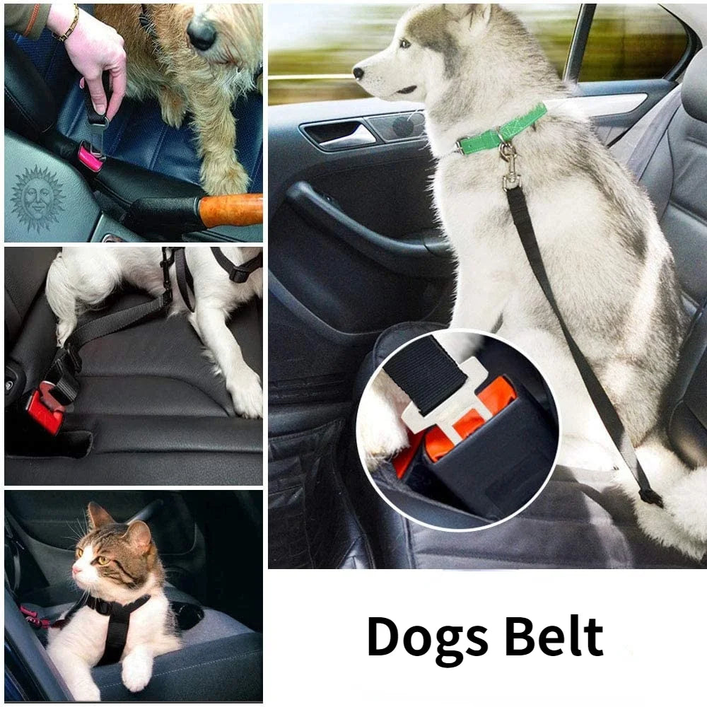 Adjustable Pet Car Seat Belt Harness