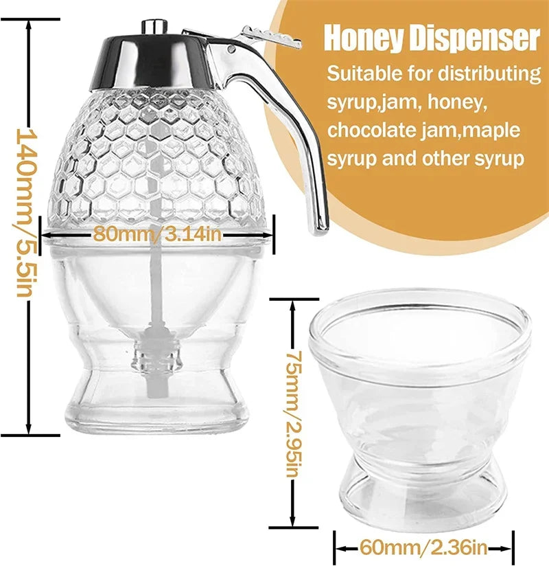 BeeFlow Squeeze Bottle and Honey Dispenser