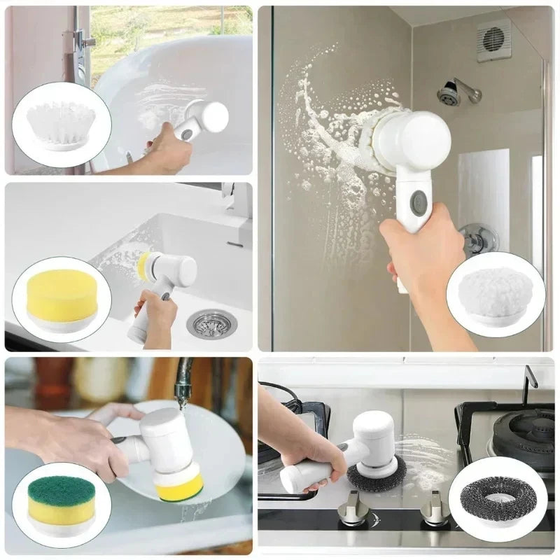 Mijia Bathroom Spin Scrubber: cepillo de limpieza eléctrico versátil con carga USB