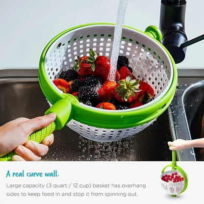 Collapsible Salad Spinner Pro