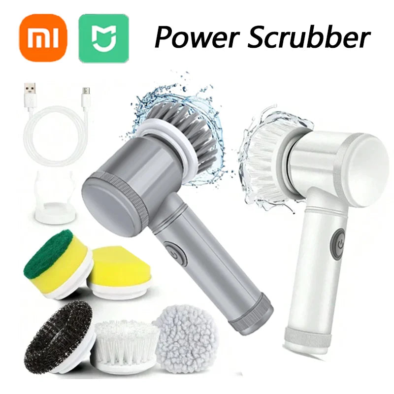 Mijia Bathroom Spin Scrubber: cepillo de limpieza eléctrico versátil con carga USB