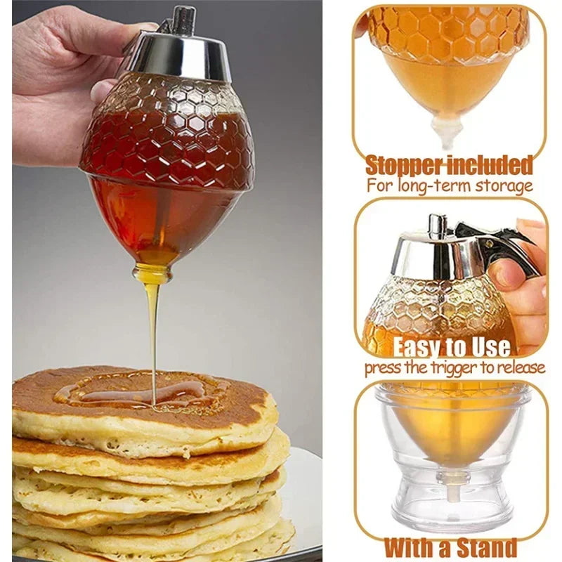 BeeFlow Squeeze Bottle and Honey Dispenser