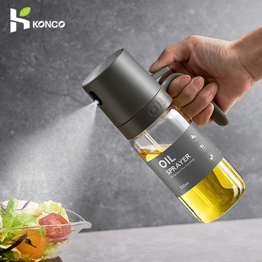 High-Temperature Resistant Olive Oil Spray Dispenser placed on a kitchen counter. Vitoi-Store